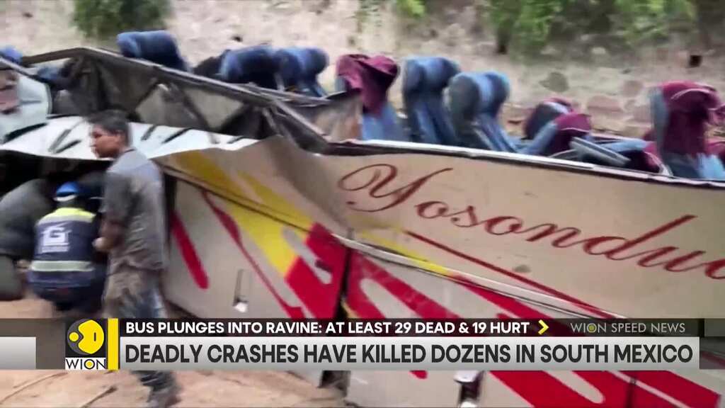 Mexico: 29 Killed; 19 Injured severely after Bus falls Into Ravine