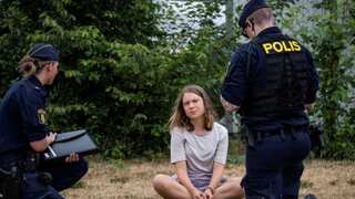 Greta Thunberg faces charges for defying police orders during climate protest