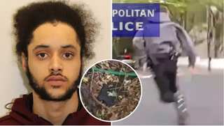 VIDEO: Armed rapper sentenced to eight years in jail following dramatic police chase in London