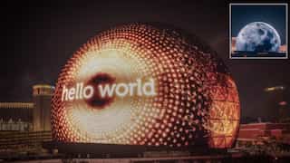WATCH | Giant sphere with 1.2 million LEDs lights up for first time in Las Vegas
