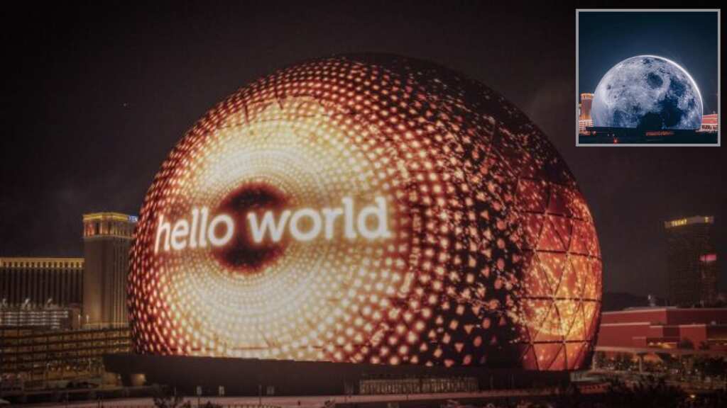 WATCH | Giant sphere with 1.2 million LEDs lights up for first time in Las Vegas