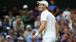 Tennis: Andy Murray leads Stefanos Tsitsipas as Wimbledon curfew halts play