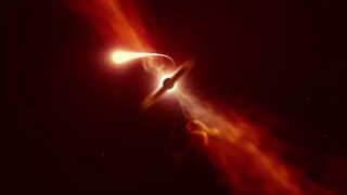 Blackhole caught gobbling up celestial matter leaving astronomers in awe