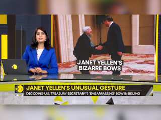 Gravitas: Bizarre: US Treasury Secetary bows before China's vice premier