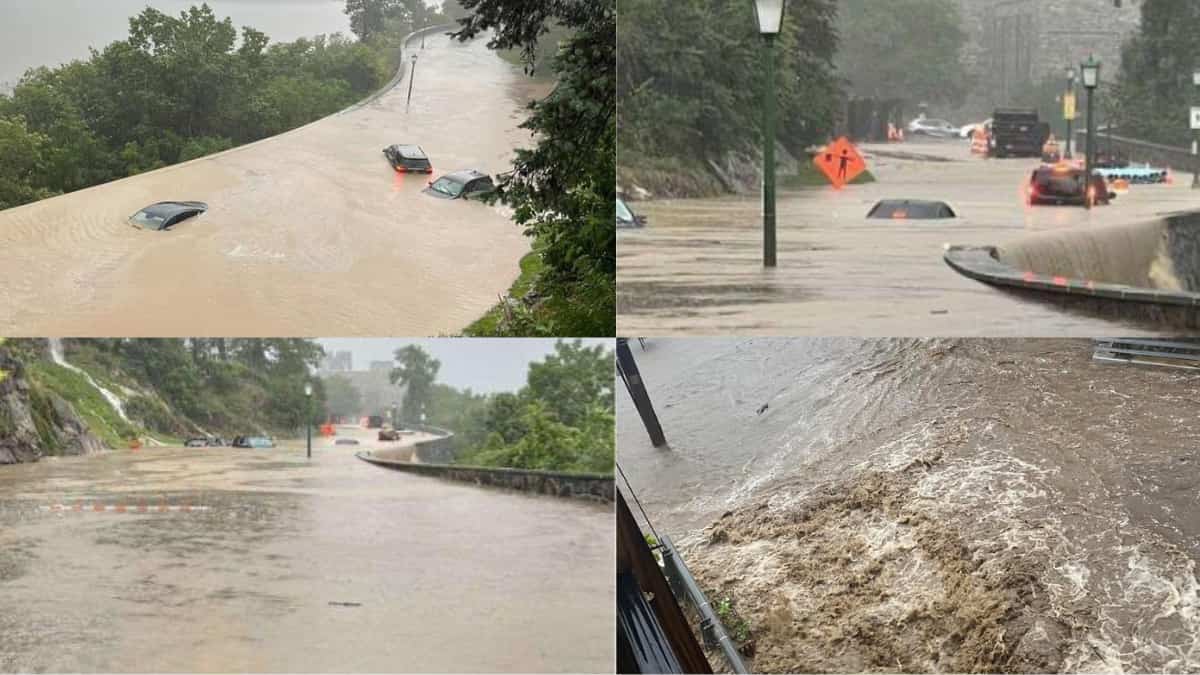 Watch Flash Floods In New York Leave Streets Cars Submerged In Water Watch Flash Floods In New York Leave Streets Cars Submerged In Water
