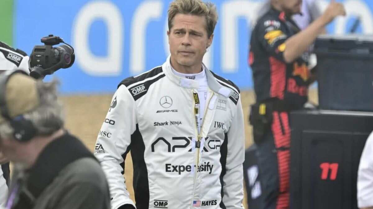 Brad Pitt respects F1 and thrills drivers at Silverstone
