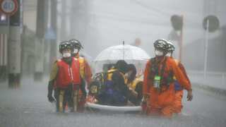 'Heaviest rain ever' claims lives of at least two in southwestern Japan