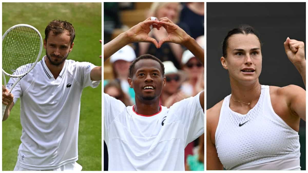 Wimbledon 2023: Debutant Eubanks eliminates Tsitsipas, Medvedev and Sabalenka enter last eight Wimbledon 2023: Debutant Eubanks eliminates Tsitsipas, Medvedev and Sabalenka enter last eight
