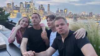 Robert Downey Jr enjoys day out with Oppenheimer cast, look who photo-bombed!