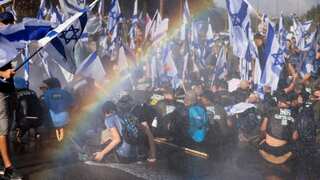 Israelis protest across country as Netanyahu’s bill to curb SC powers gets Knesset’s initial nod