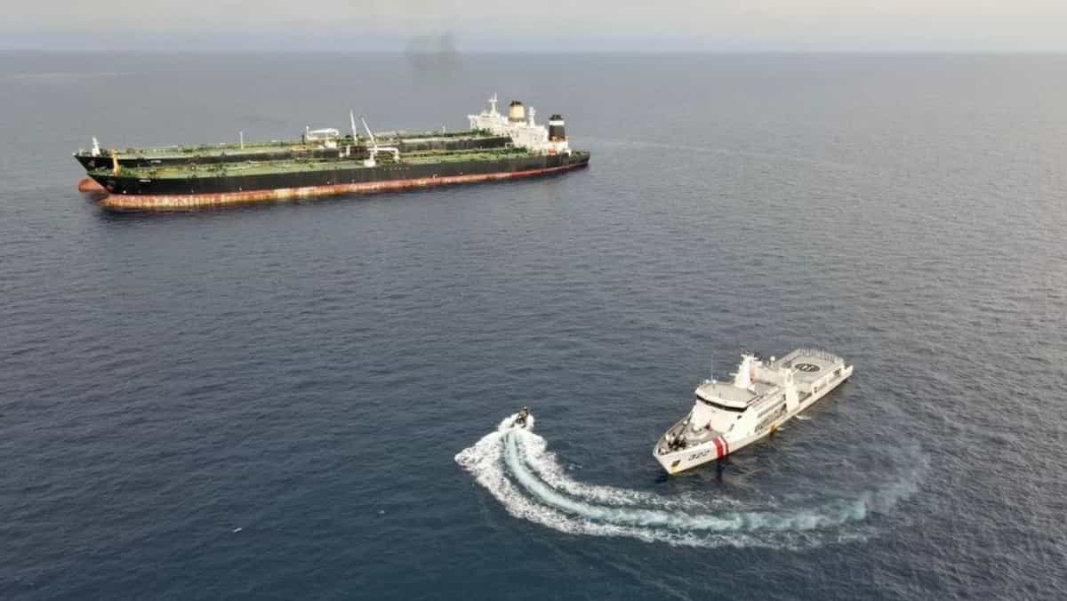 Iranian-flagged tanker seized by Indonesia for suspected illegal oil transfer Iranian-flagged tanker seized by Indonesia for suspected illegal oil transfer