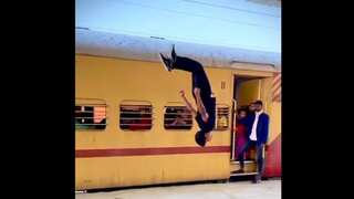 WATCH | Cartwheel controversy: Arrest of acrobatic man on railway platform sparks Twitter debate