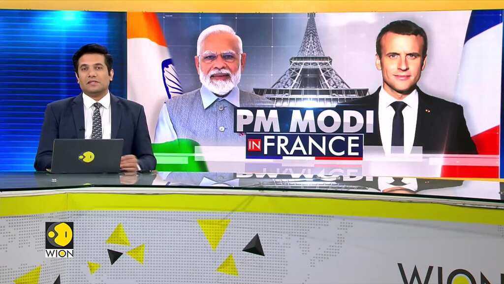 PM Modi In France : PM meets French Prime Minister Elisabeth Borne