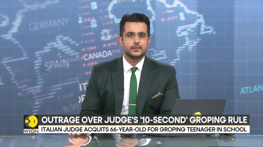 Italy judge's groping rule creates outrage, 'groping for less than 10 secs doesn't constitute crime'