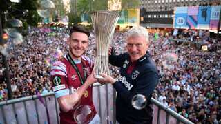 Football: West Ham manager David Moyes unable to 'plan anything' as Declan Rice's transfer drags on