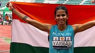 Asian Athletics Championships: India's Jyothi Yarraji wins historic gold medal in women's 100m hurdles