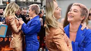 Oppenheimer premiere: Florence Pugh saves co-star Emily Blunt from wardrobe malfunction