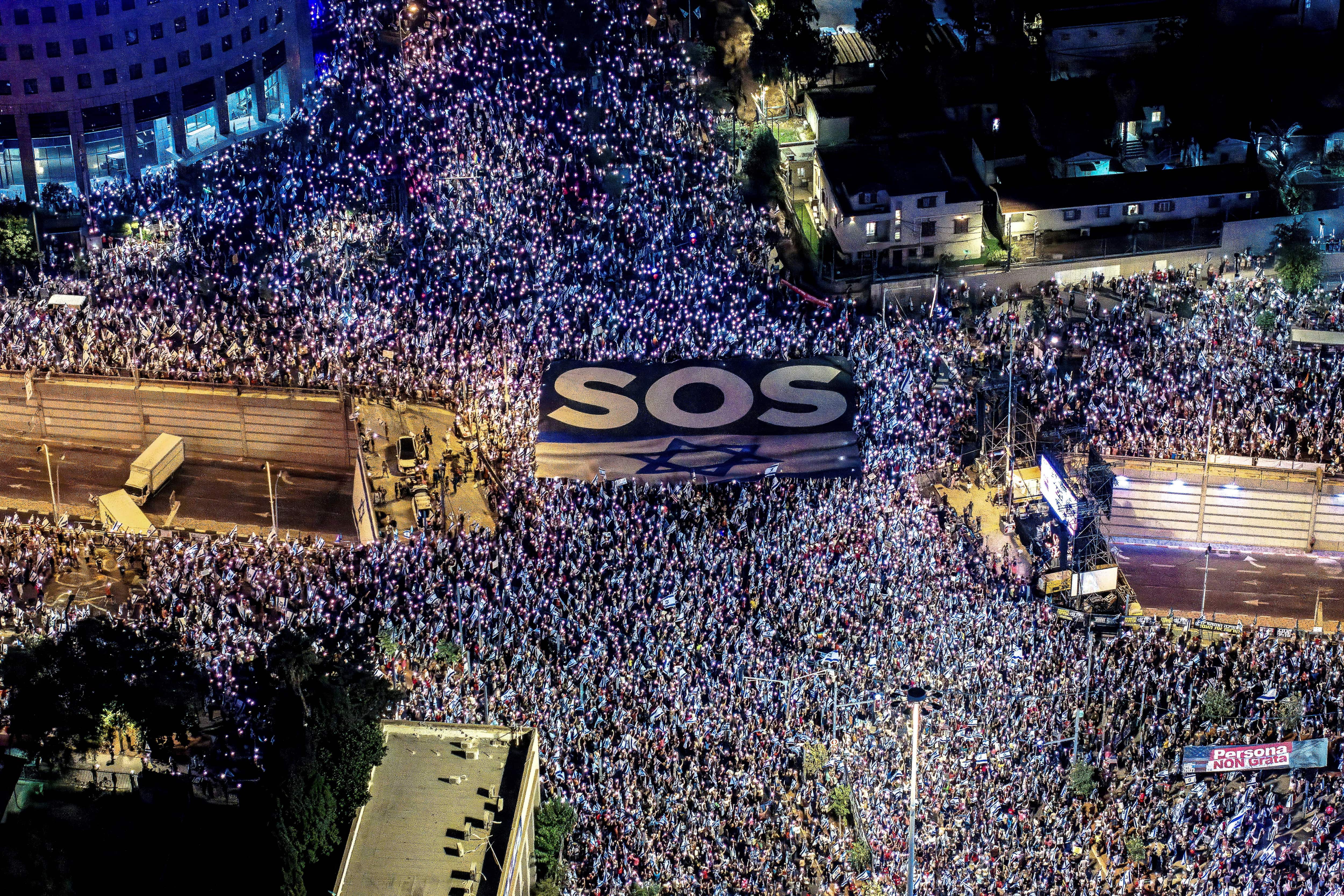 WATCH: Massive protests in Tel Aviv as Netanyahu plans judicial overhaul by July end WATCH: Massive protests in Tel Aviv as Netanyahu plans judicial overhaul by July end