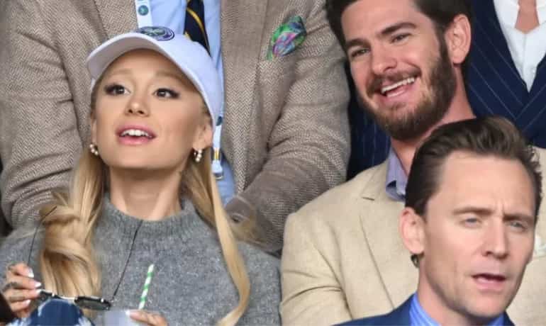 Ariana Grande and Andrew Garfield