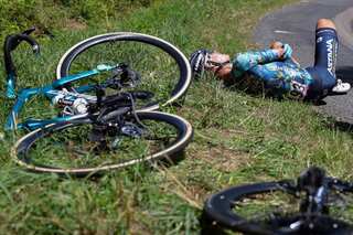 Tour de France: Cheeky selfie leads to huge crash, several riders fall - WATCH