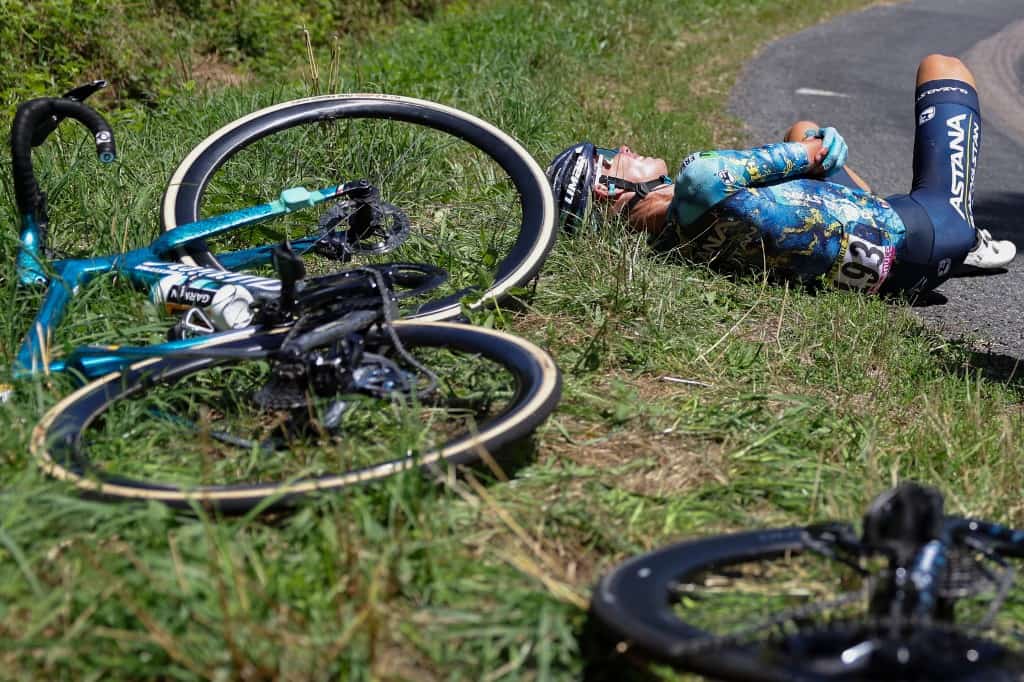 Tour de France: Cheeky selfie leads to huge crash, several riders fall - WATCH