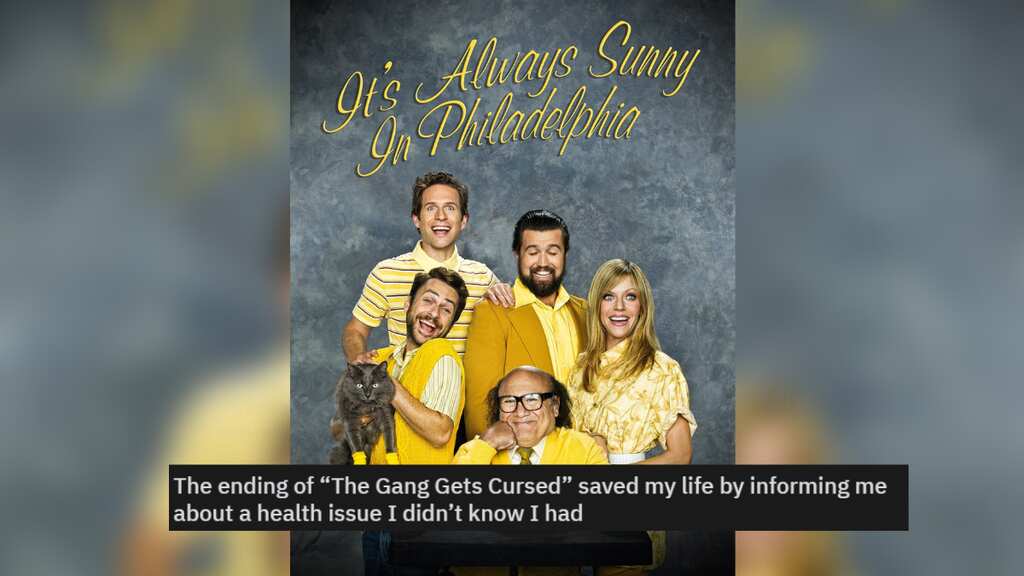 Amazing tale of how 'It's Always Sunny in Philadelphia' saved one person's life