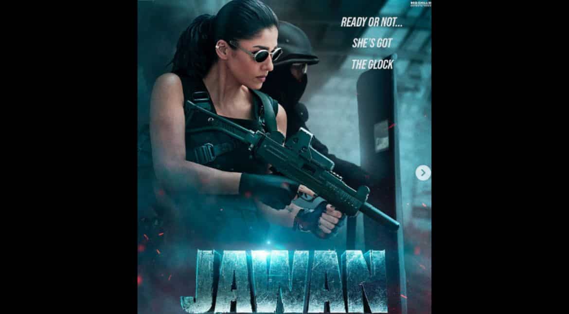 Nayanthara as badass cop looks stellar in new Jawan poster shared by SRK Nayanthara as badass cop looks stellar in new Jawan poster shared by SRK