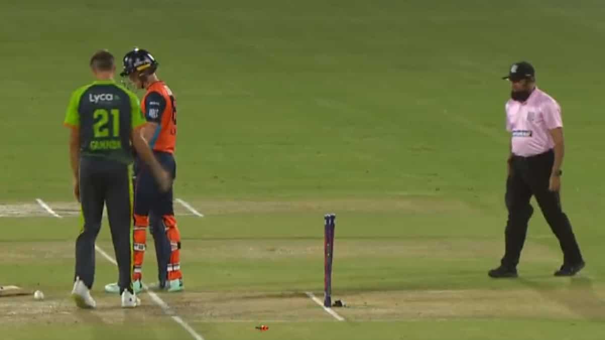 Watch: Finn Allen’s bizarre run out during MLC game goes viral