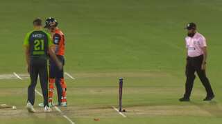 Watch: Finn Allen’s bizarre run out during MLC game goes viral