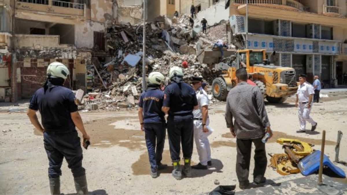 Egypt: At least nine killed after five-storey apartment building collapses in Cairo