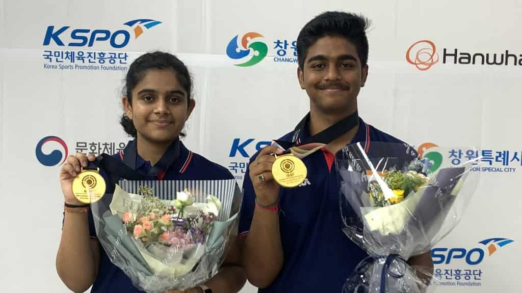 ISSF Junior World Championship: Abhinav-Gautami bag gold medal in 10m air rifle mixed team event