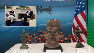 Modi's June visit to the US meant homecoming for India's 105 trafficked antiquities