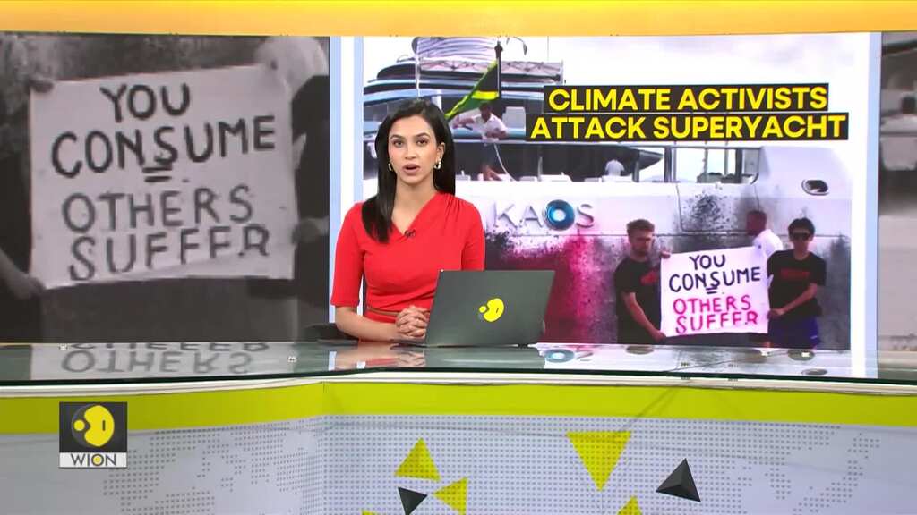 Climate activists deface Walmart heiress' $300m yacht