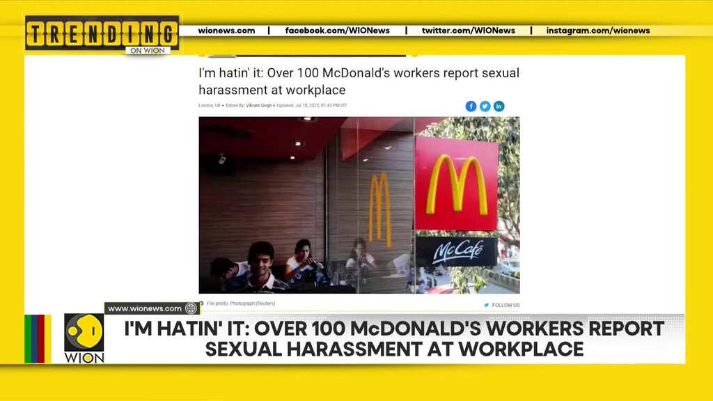 Over 100 McDonald's workers report sexual harassment at workplace