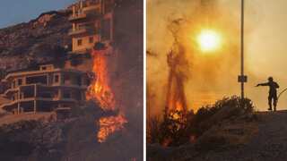 Greece wildfires: Police arrest several dozens of ‘arsonists’ for starting new fires