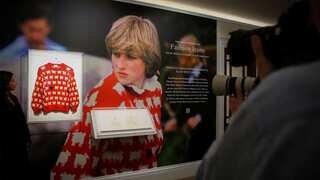 Iconic 'black sheep' jumper worn by Princess Diana set for auction