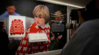 Iconic 'black sheep' jumper worn by Princess Diana set for auction