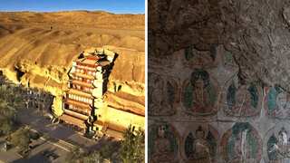 Climate change threatens ancient Chinese artwork and statues, warn researchers