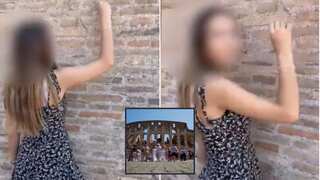 Video: Swiss teen caught vandalising Colosseum, weeks after British tourist did the same