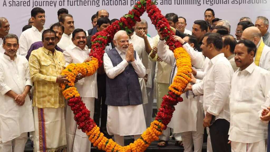'Oppn alliance born out of compulsion for grabbing power’: PM Modi blasts new front named ‘INDIA’