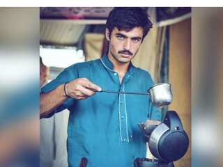 Pakistan's viral blue-eyed tea seller now owns a cafe in London