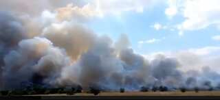 Watch: Suspected Ukrainian strike triggers explosions in Crimea ammo depot, thousands evacuated