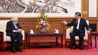 Xi Jinping elated after meeting with 'old friend' ex-US secretary of state Henry Kissinger