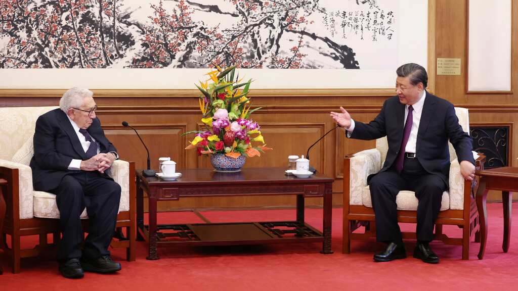 Xi Jinping elated after meeting with 'old friend' ex-US secretary of state Henry Kissinger