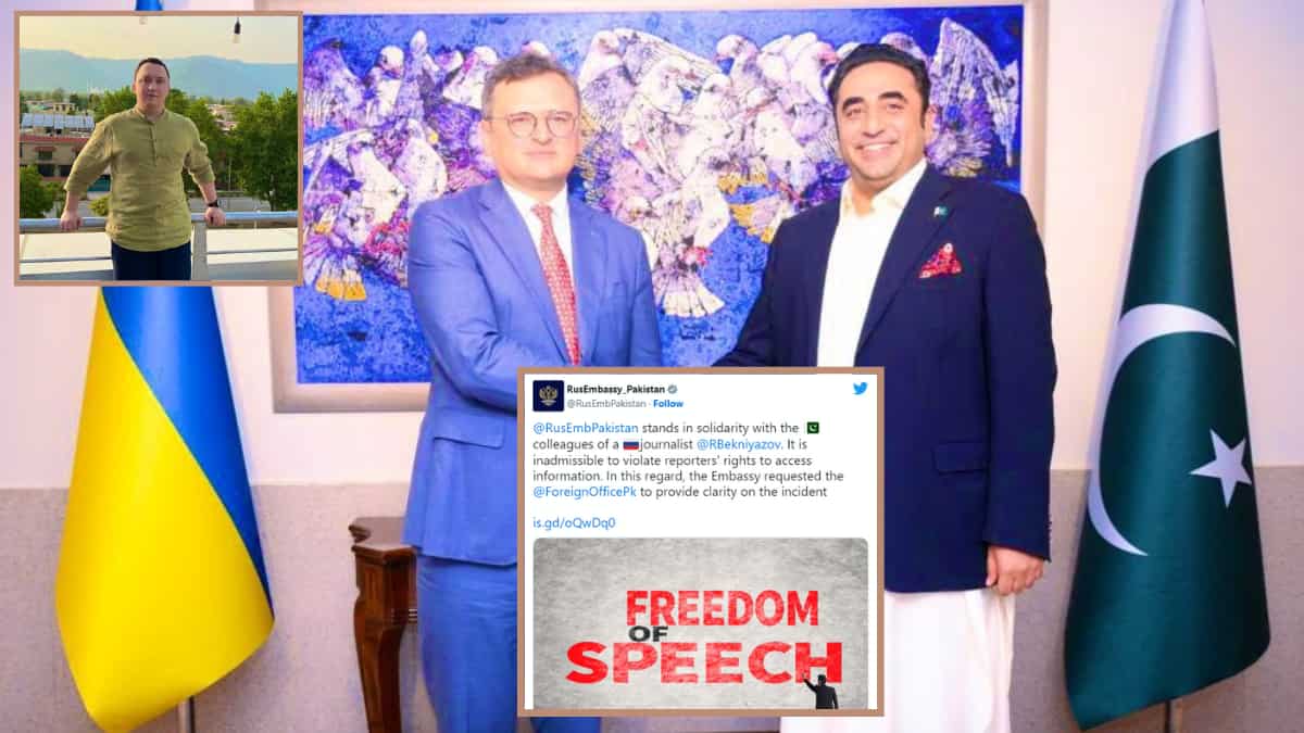 Russian journalist expelled from joint presser of Ukrainian, Pakistan foreign ministers Russian journalist expelled from joint presser of Ukrainian, Pakistan foreign ministers