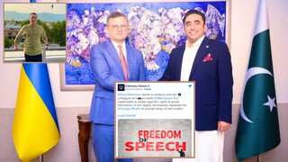 Russian journalist expelled from joint presser of Ukrainian, Pakistan foreign ministers