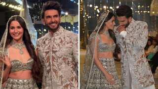 Ranveer Singh, Alia Bhatt turn bride and groom for Manish Malhotra, Deepika cheers from the side