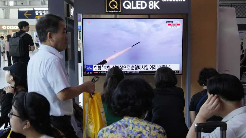 North Korea fires cruise missiles into sea amid silence on US soldier's border crossing