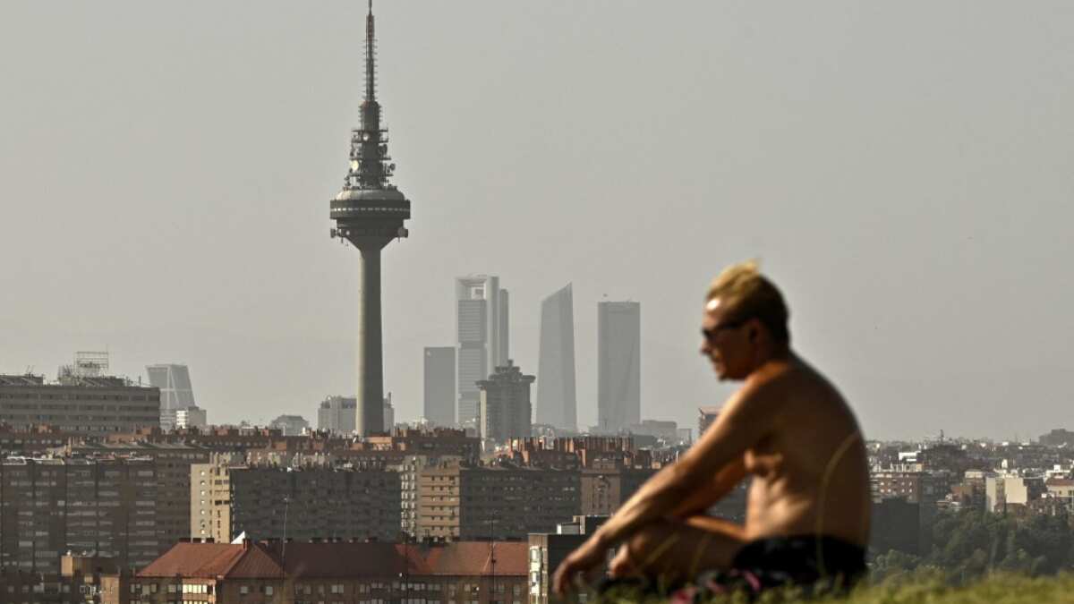 Madrid's hazy heatwave