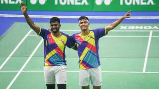 Badminton: Satwiksairaj Rankireddy-Chirag Shetty seal place in final of Korea Open after straight games win